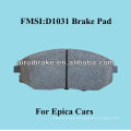 D1031 OE quality semi-metallic brake pad